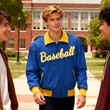 Custom Men's Full-Zip Varsity Jacket With Fold-Down Collar