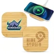15W Bamboo Square Wireless Charger