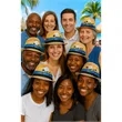 Palm Tree Sunrise Hats Cuban Fedoras Customized 12+ Colors