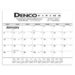 Triumph® Calendars Black & White Desk Pad