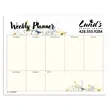 Triumph® Calendars Small Weekly Desk Pad - Floral