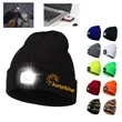 USB Rechargeable Beanie Hat with LED Light