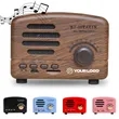 Retro bluetooth speaker powerful bass cute birthday gifts