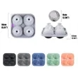 Easy-To-Remove golf ball-shaped ice cube tray