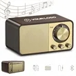 Vintage radio wireless bluetooth speaker for bedroom office