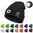 Unisex beanie with the light USB rechargeable men gifts