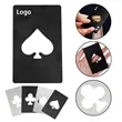 Premium Stainless Steel Playing Card Bottle Opener