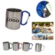 300ml Stainless Steel Carabiner Cup
