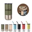 16oz Stainless Steel Vacuum Insulated Straw Cup