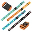 2" Dye Sublimation Polyester Luggage Strap W/ Adjustable Cla