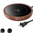 Electric Wood Color Coffee Mug Warmer for Desk