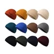 Short Knit Hat Skull Cap