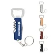 Multi-Function Bottle Opener Keychain