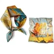 21" x 21" Custom Full Color & Double-Side Printed Silk Scarf