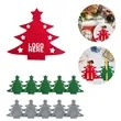 Christmas Tree Shape Cultery Placemat
