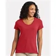 Hanes Women's Perfect-T Triblend V-Neck T-Shirt