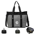 School sports large shoulder crossbody Oxford tote bag