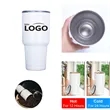 30oz White Stainless Steel Insulated Tumbler