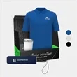 24 oz SWIG® Tumbler,Callaway Golf Polo & Umbrella Gift Set