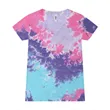 Colortone Women's Tie-Dyed V-Neck T-Shirt