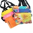 Triple-sealed waterproof PVC crossbody phone pouch