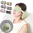 Portable Travel Eye Mask Neck Pillow 2-in-1 Compact Storage