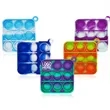 Mini Portable Silicone Fidget Bubble Keychain