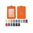 Durable PU Leather ID Badge Holder