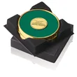 JAFFA® Two Coasters in Deluxe Black Flocked Gift Box