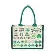 Digital Printed Golf Linen Cotton Tote Bag with Handle