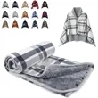 3 in 1 Design Fleece Wearable Blanket