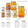1.35 oz to 22 oz Mini Large Glass Mason Jar With Handle