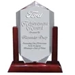 Acrylic Royal Crown Award with RoseWood Base