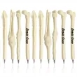 Creative Novelty Bone Shape Ballpoint Pens Finger Pen Nurse