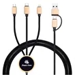 3 in 1 Bamboo Charging Cable