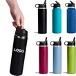 18Oz Straw Lid Stainless Steel Reusable Bottle