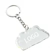 Custom Cloud Shape Acrylic Keychain