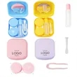 Portable Contact Lens Case Set with Mirror