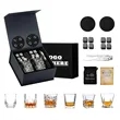 Whiskey Gift Set With 2 Crystal Glasses & Ice Cubes