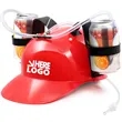 Dual Can Drinking Helmet with Adjustable Strap