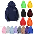 Men's fleece-lined thickened hoodie