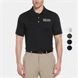 PGA TOUR® Men's Airflux Solid Mesh Golf Polo & Custom Logo