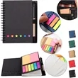 Spiral Colored Sticky Notebook with Pen