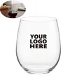 12 oz Clear Reusable Plastic Wine Tumbler