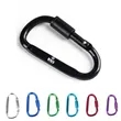Locking Aluminum Carabiner with Screw Lock for Outdoor Gear