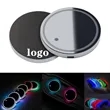 USB Rechargeable LED Car Coasters With 7 Color Lights