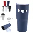 Premium 20 Oz Stainless Steel Travel Tumbler With Lid