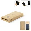 Bamboo 10,000mAh Solar/Wireless Power Bank