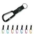 Aluminum Carabiner Compass Keychain