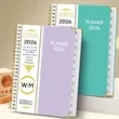 2026 A5 12-Month Spiral Daily Planner Agenda Notebook